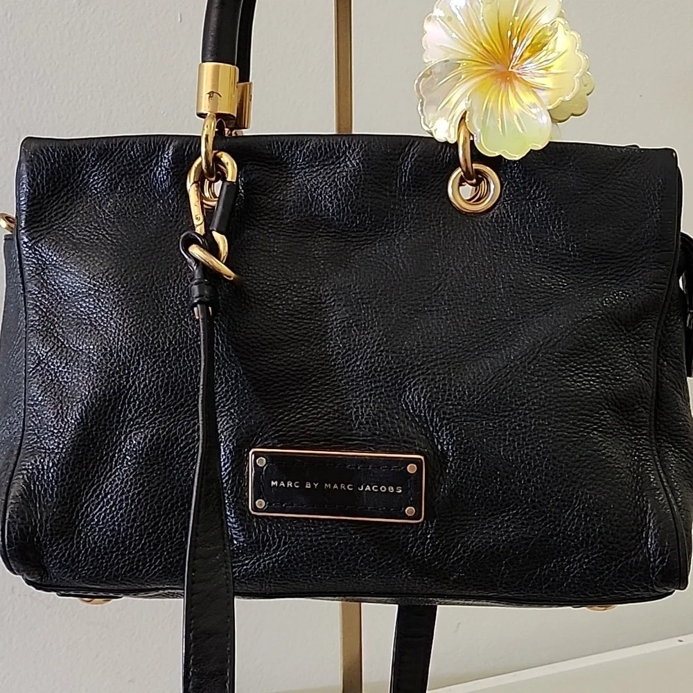 Marc Jacobs Y2K Bag Too Hot to Handle Leather Satchel Black  Bag